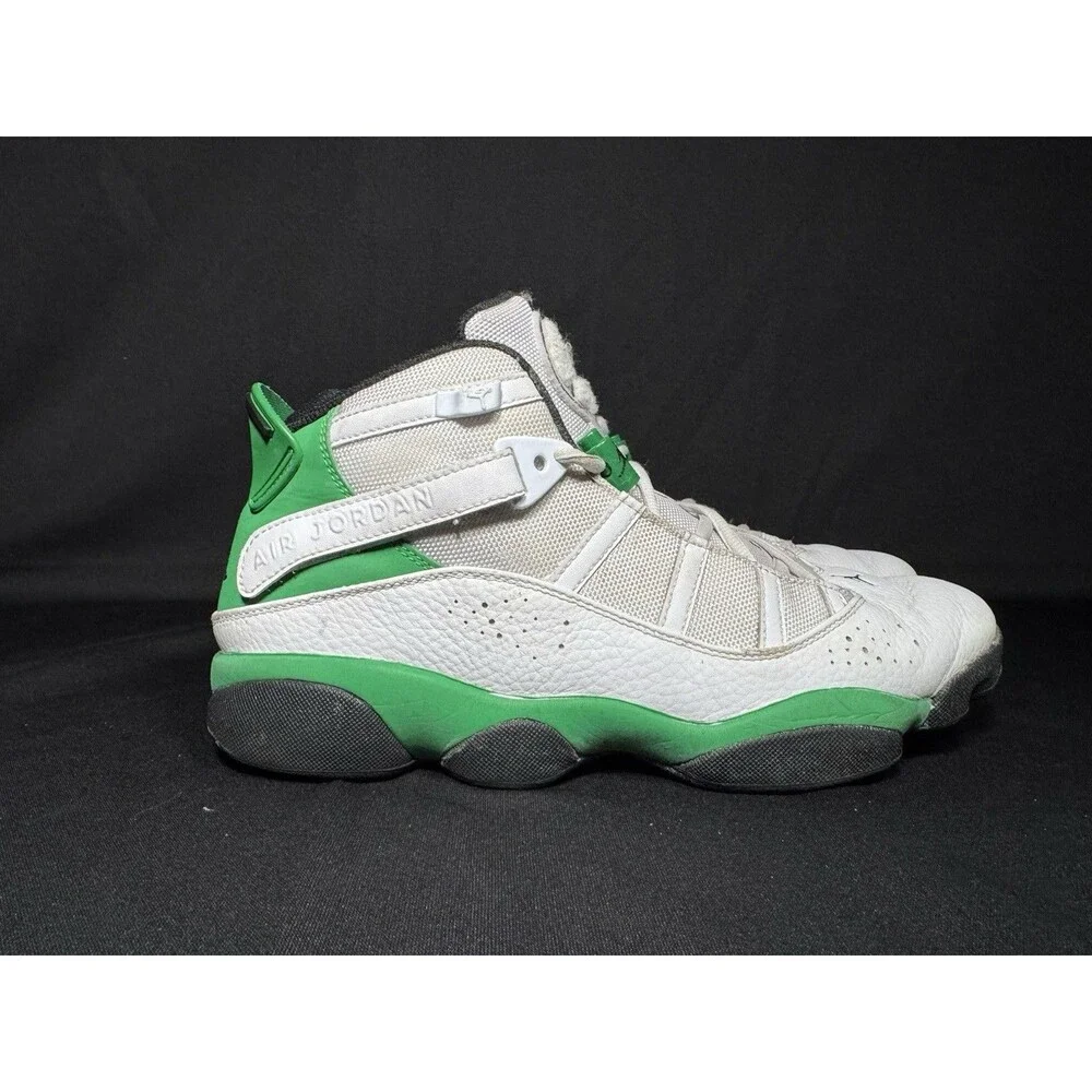 Nike Air Jordan 6 Rings White Lucky Green 322992-131 Men’s 11